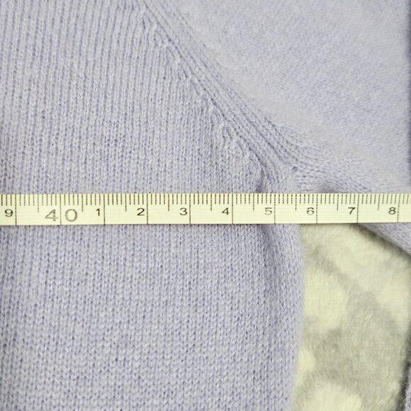 Woolovers Cashmere and Merino Knitted Polo Shirt Soft Lilac S - Picture 10 of 11